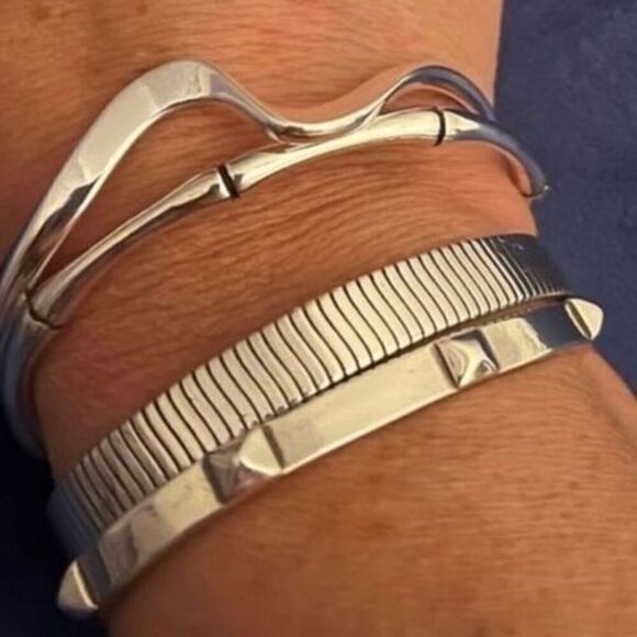 The Bamboo II Cuff Bracelet in 925 silver - Picture 8 of 8